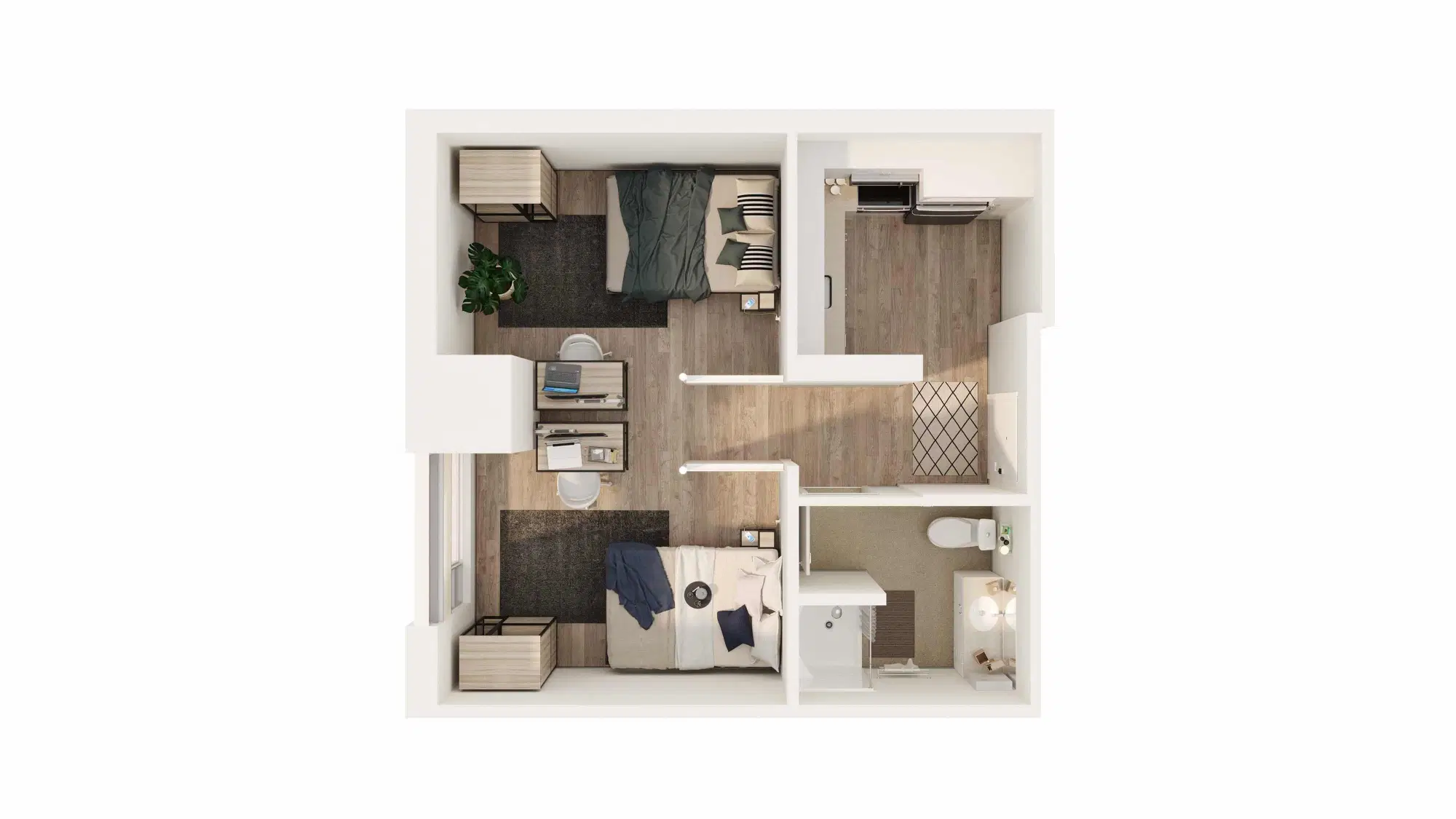 The Quad at York, Toronto – 2 Bed 1 Bath | 1-1SA2