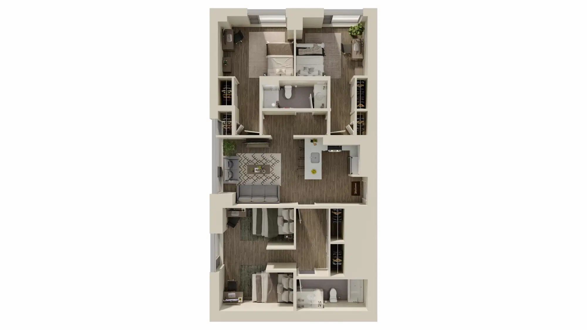 The Quad at York, Toronto – 3 Bed 2 Bath | 3-2S1
