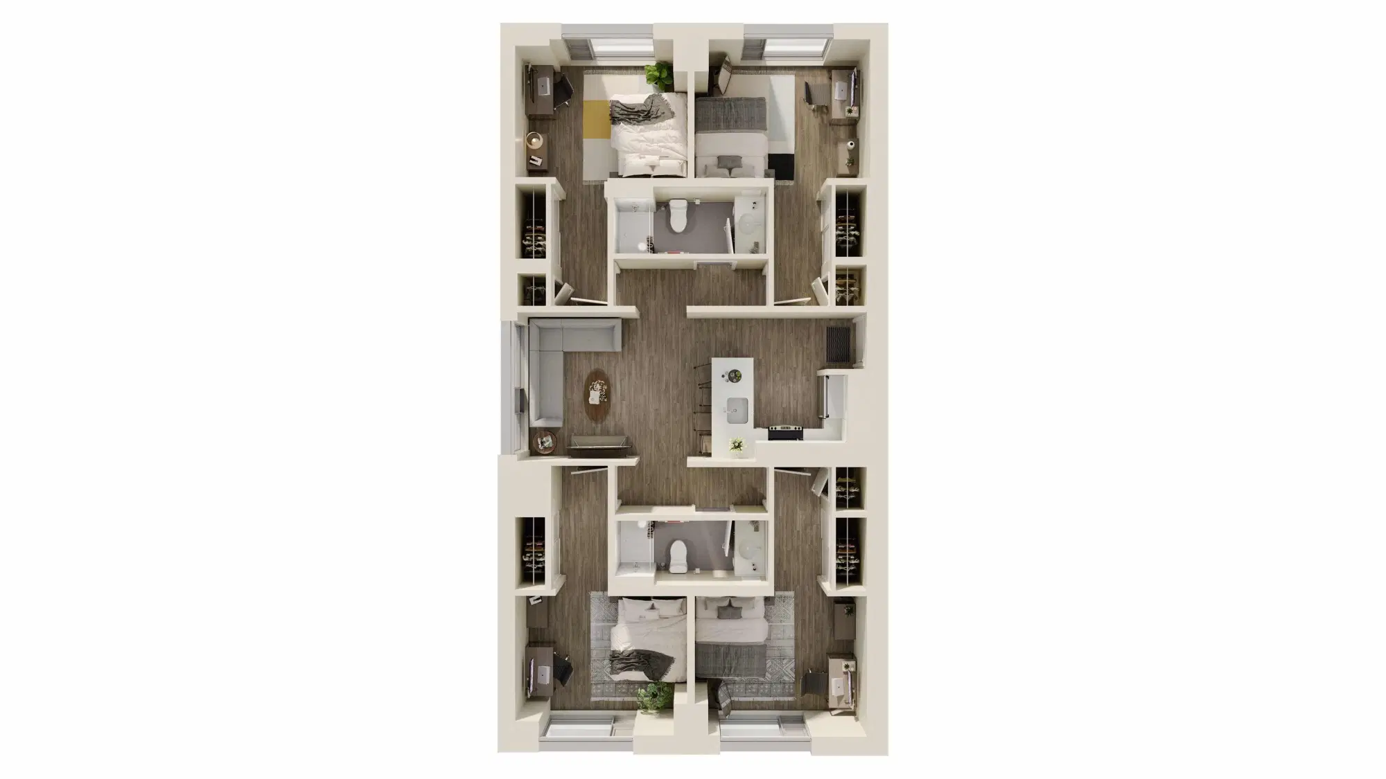 The Quad at York, Toronto – 4 Bed 2 Bath | 4-2A1