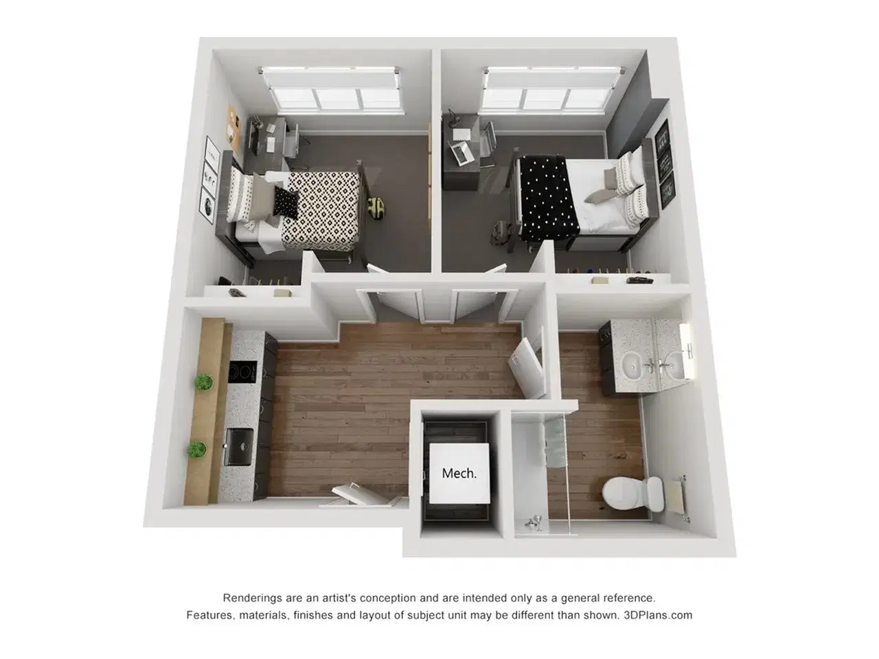 UnionWest Student Living, Orlando – Room in a 2 Bed 1 Bath | The Skyline