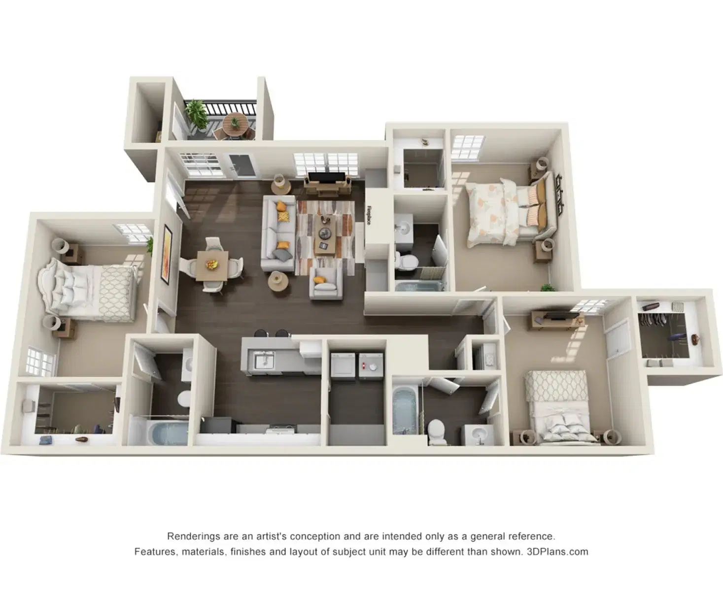 Oakbrook, Baton Rouge – Room in a 3 Bed 3 Bath | Bradford Pear