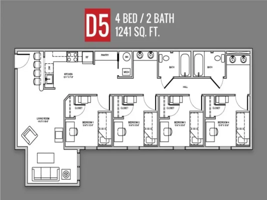 Cp Cincy, Cincinnati – Room in a 4 Bed 2 Bath | Newport