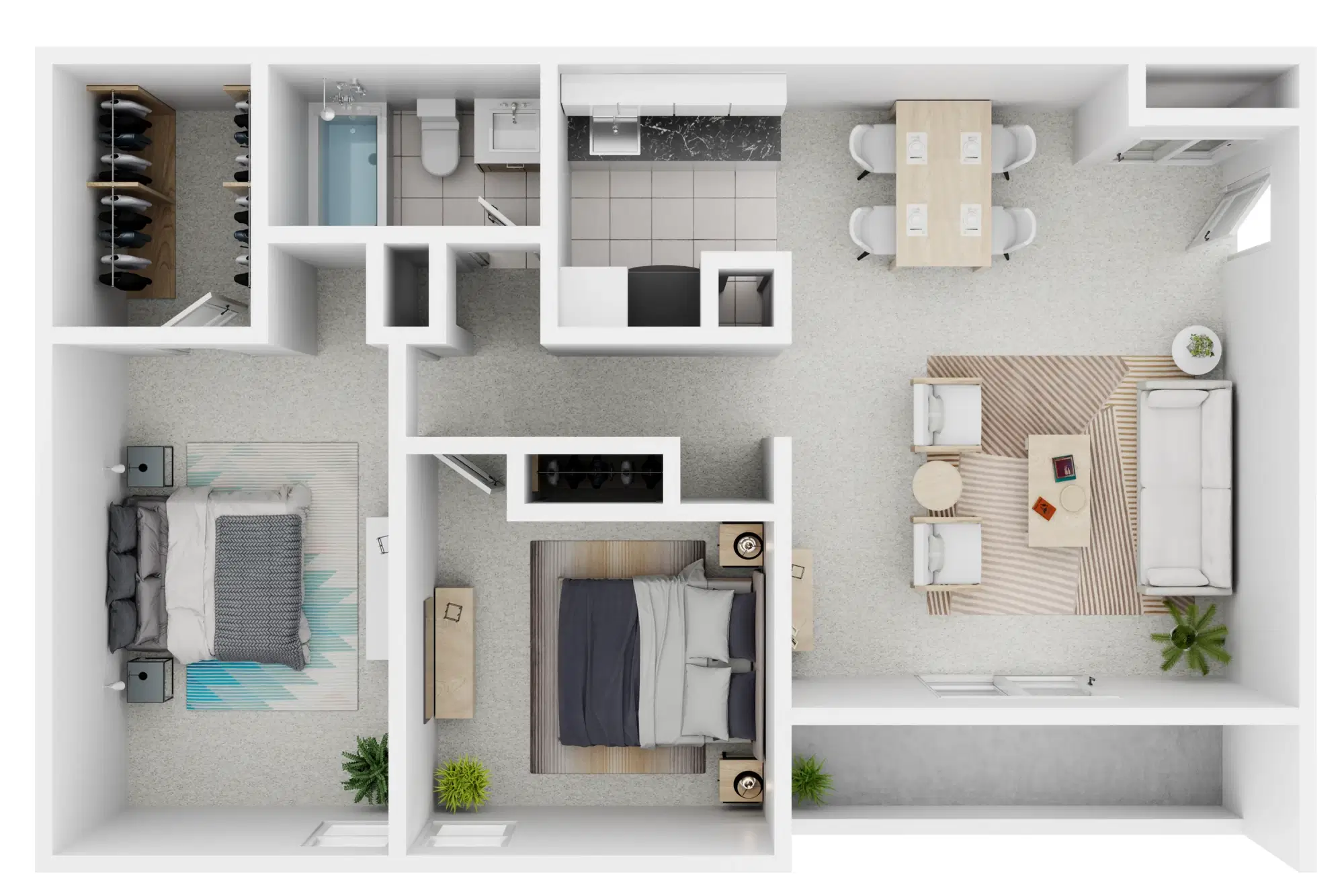 The Grove at Mankato, Mankato – Room in 2 Bedroom 1 Bathroom | B1B