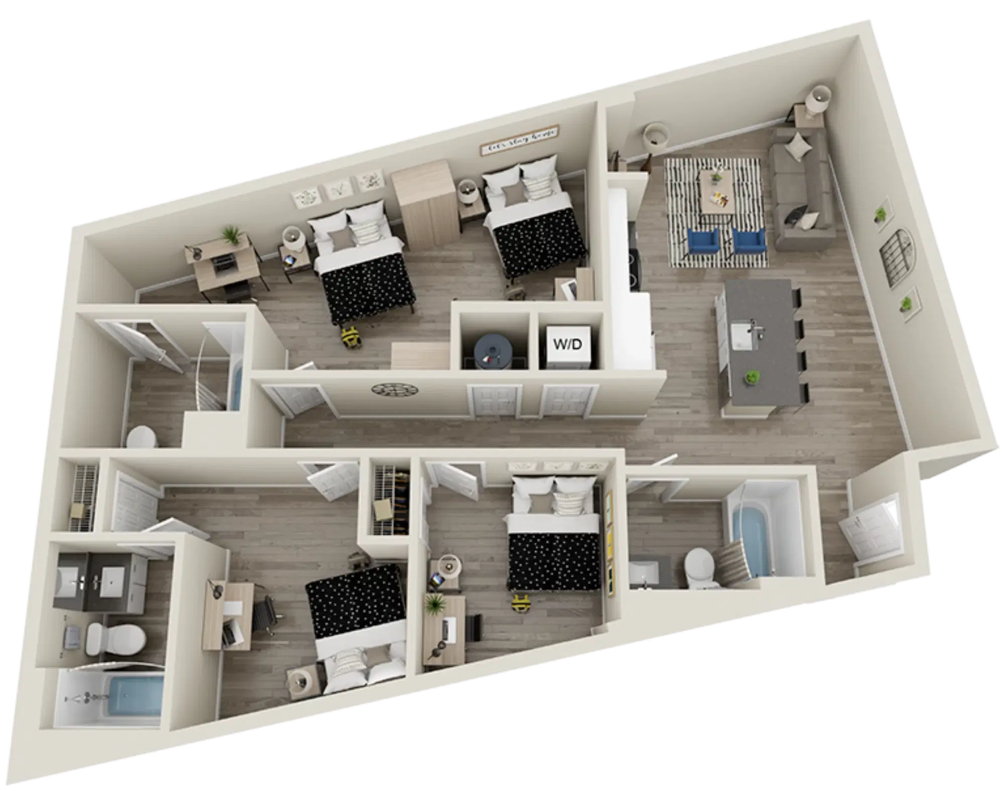 The Mark, Los Angeles – Room in 3 Bedroom 3 Bathroom | C2