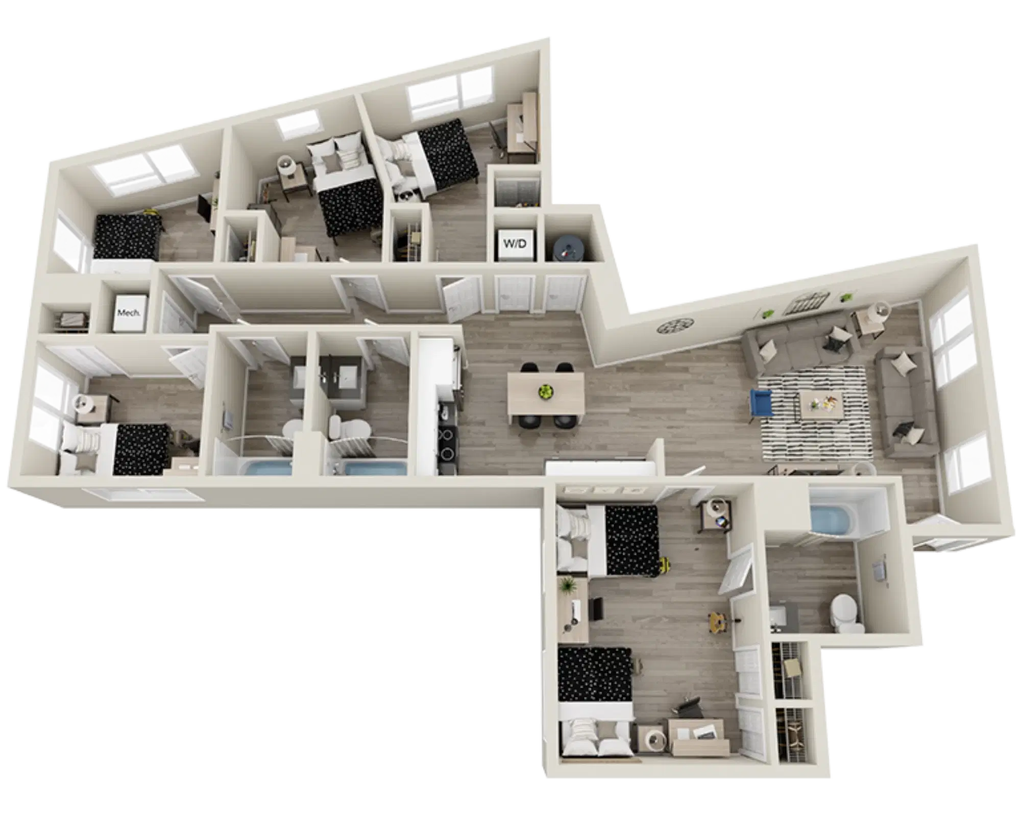 The Mark, Los Angeles – Room in 5 Bedroom 3 Bathroom | E7A