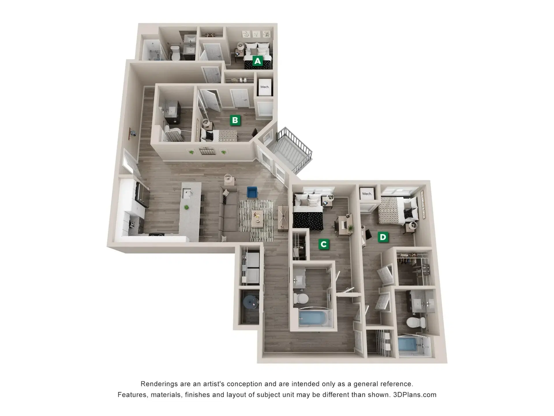 The Standard Eugene, Eugene – Room in a 4 Bed 4 Bath | Dogwood - 4x4