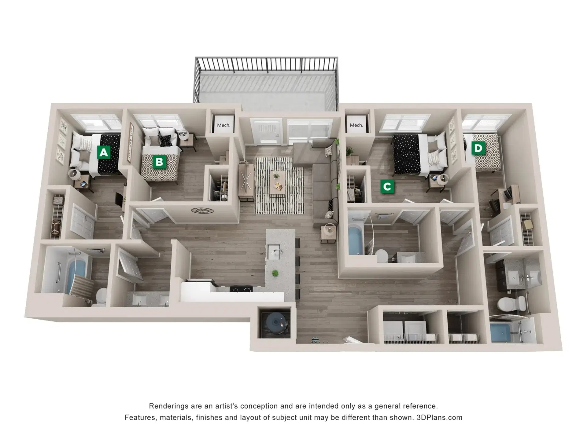 The Standard Eugene, Eugene – Room in a 4 Bed 3 Bath | Douglas - 4x3