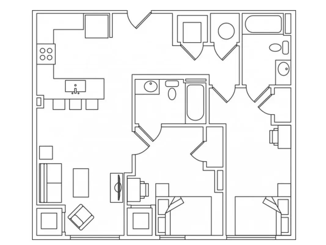 The Standard Atlanta, Atlanta – Room in a 2 Bed 2 Bath | Bristol