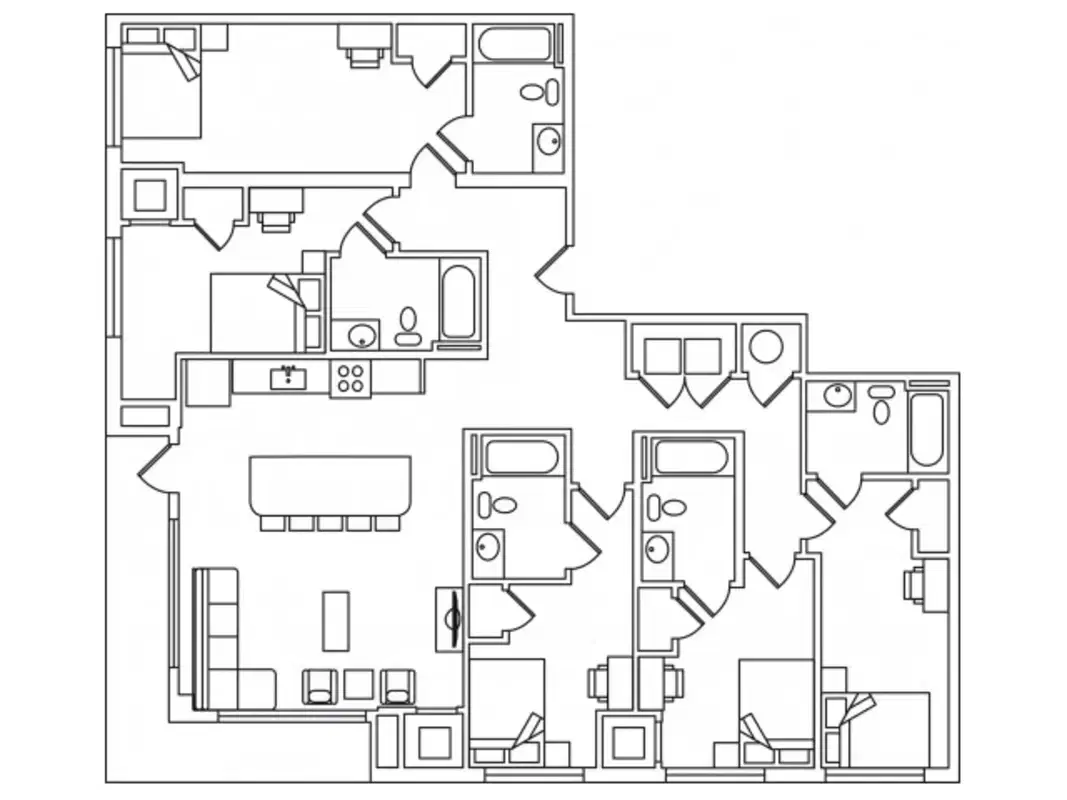 The Standard Atlanta, Atlanta – Room in a 5 Bed 5 Bath | Forestdale - 5x5