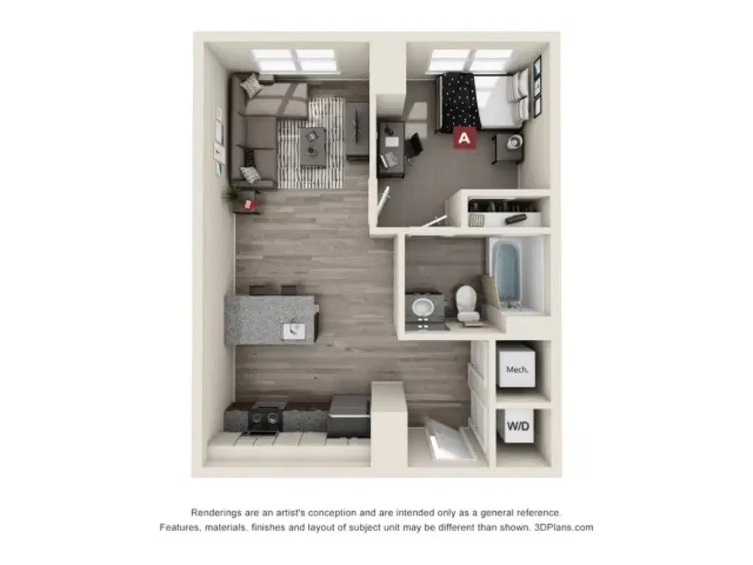 The Mark Atlanta, Atlanta – 1 Bed 1 Bath | The Ardmore 1x1