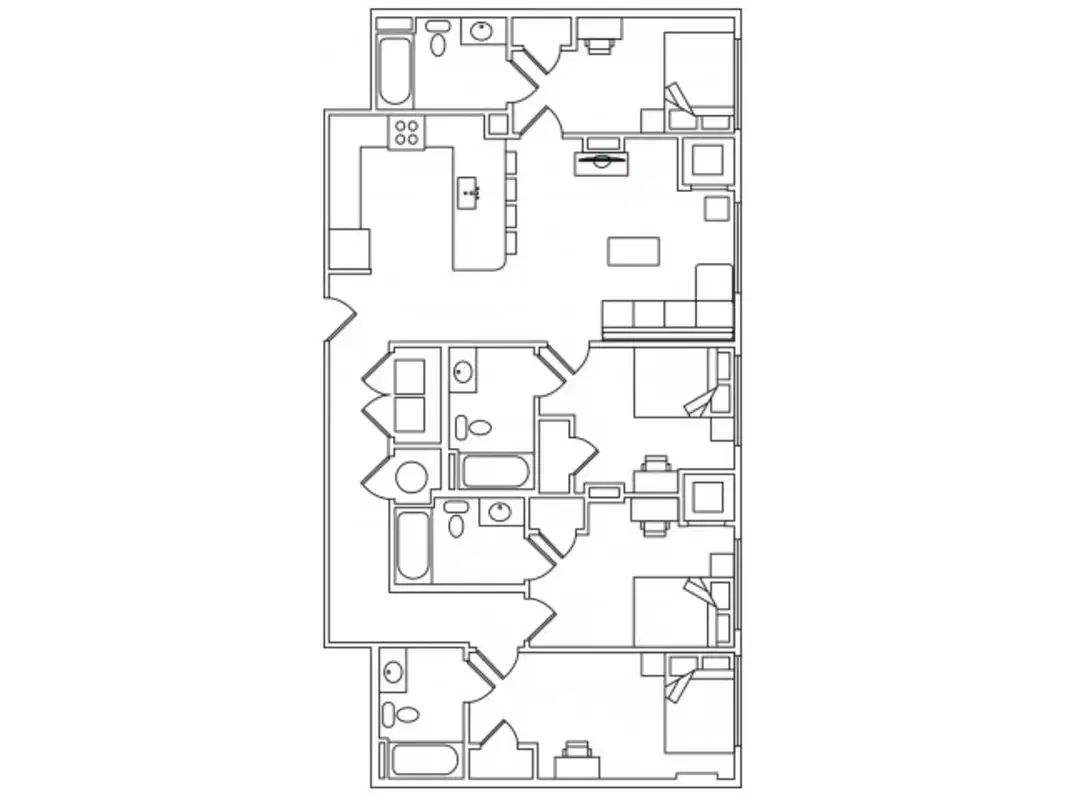 The Standard Atlanta, Atlanta – Room in a 4 bed 4 bath | Derby - 4x4