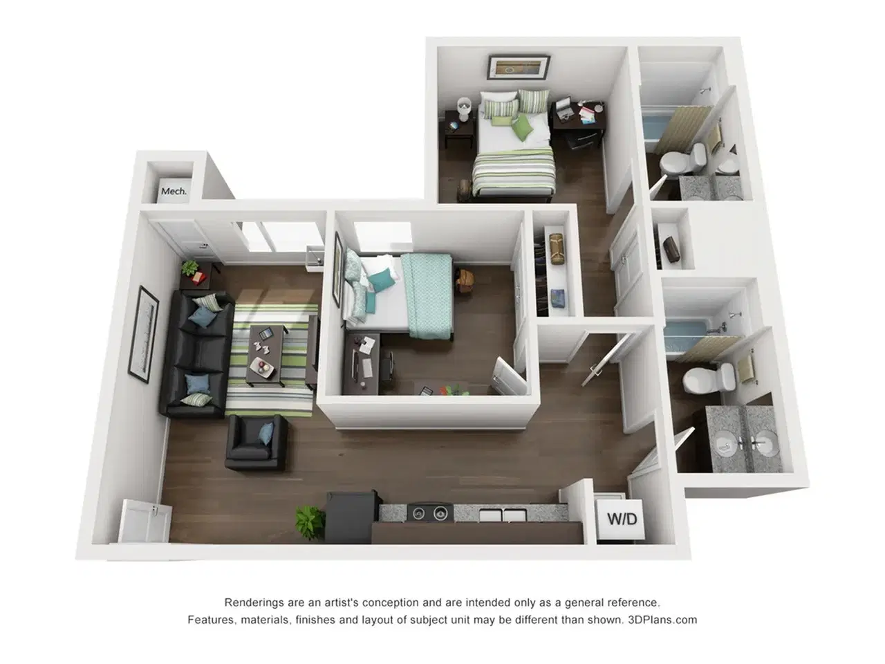 Prime Place Lincoln, Lincoln – Room in a 2 Bed 2 Bath | 2.2c-Furnished