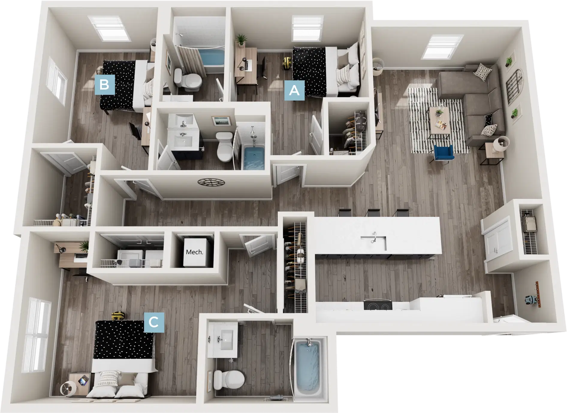 Standard Four Corners, Mansifeld – 3 Bed 3 Bath | Camellia II - Balcony
