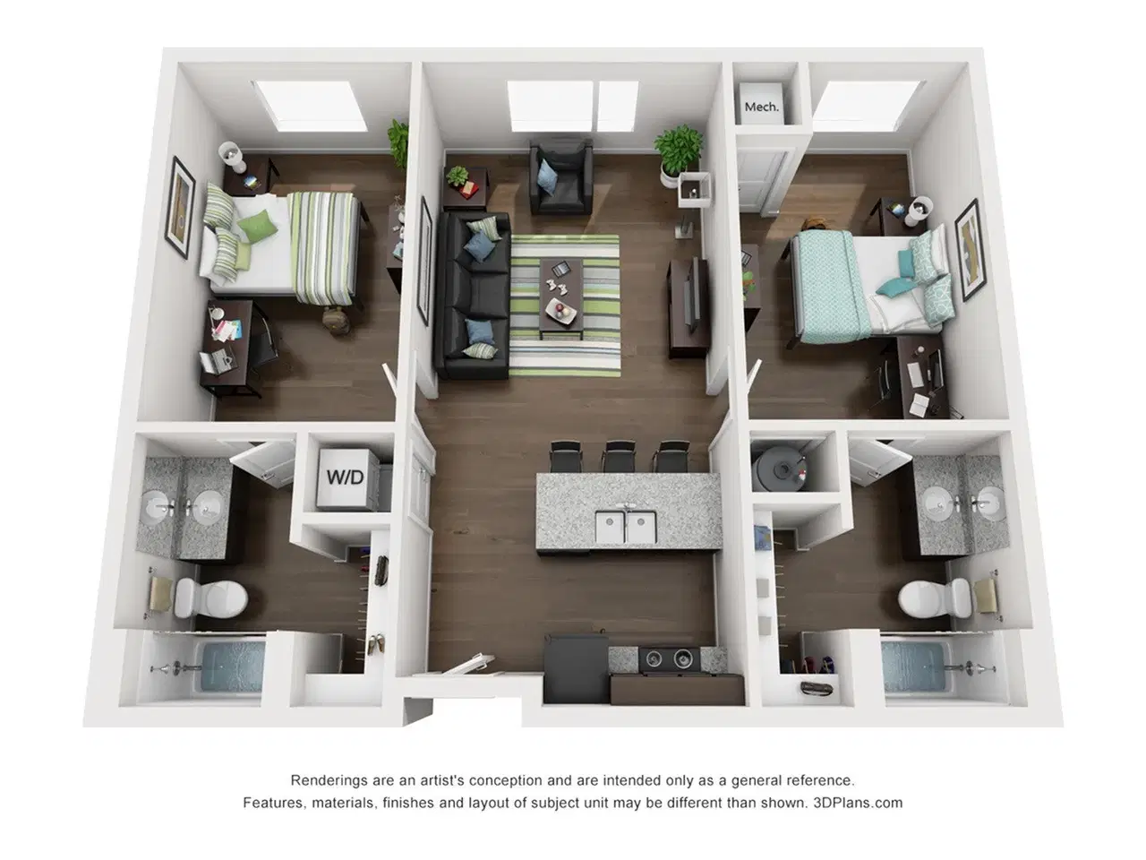 The Arrow, Minneapolis – Room in 2 Bedroom 2 Bathroom | 2.2