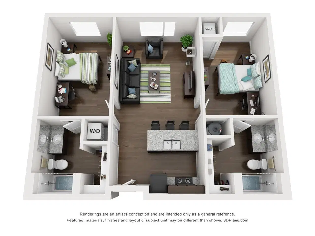 The Arrow, Minneapolis – Room in 2 Bedroom 2 Bathroom | 2.2-Furnished