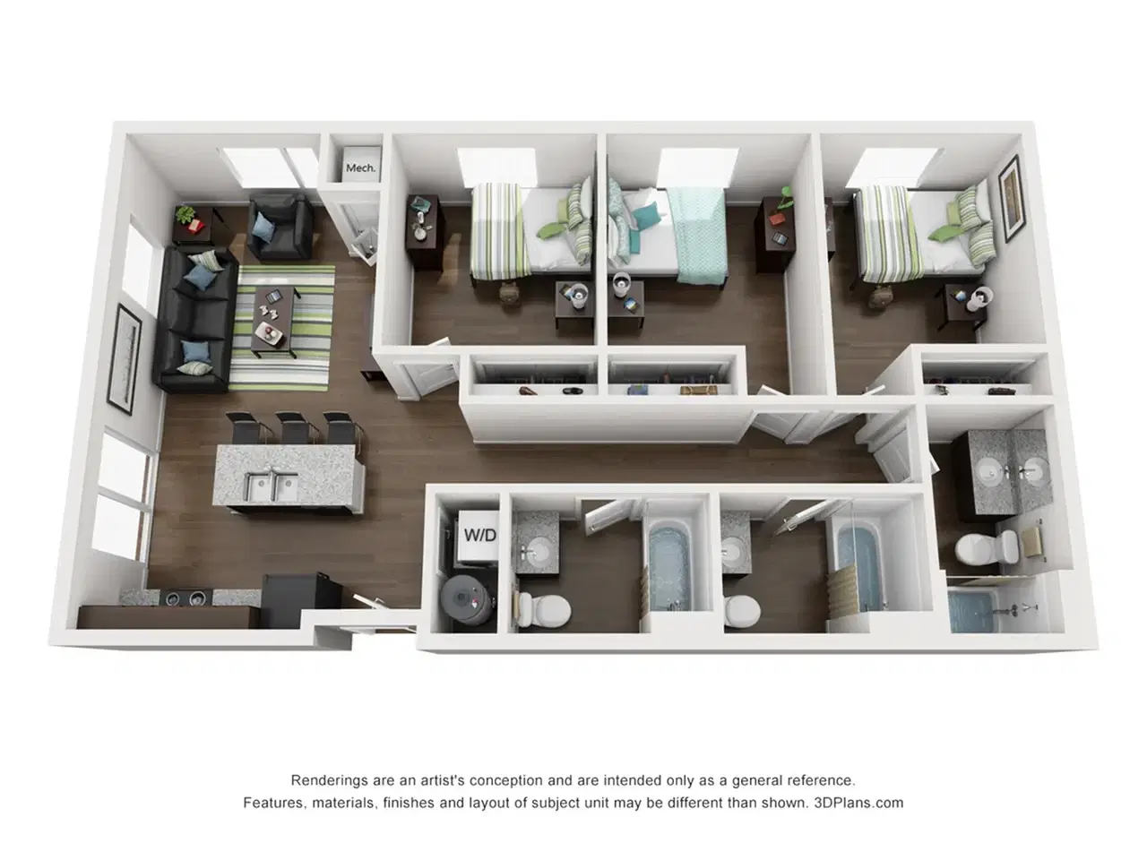 The Arrow, Minneapolis – Room in 3 Bedroom 3 Bathroom | 3.3S