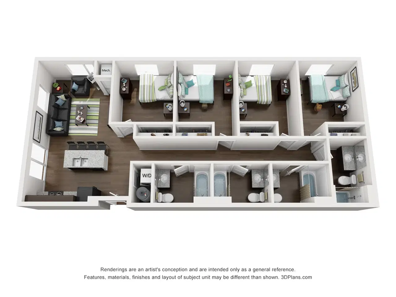 The Arrow, Minneapolis – Room in 4 Bedroom 4 Bathroom | 4.4S