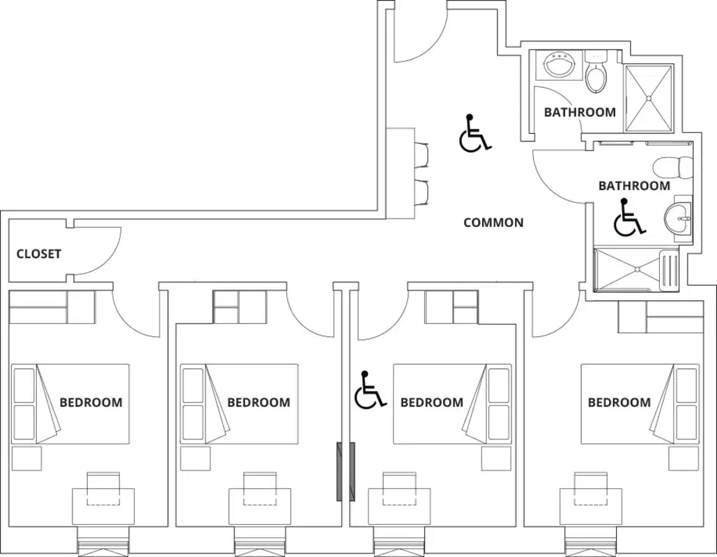 CampusOne, Toronto – Room in a 4 Bed 2 Bath
