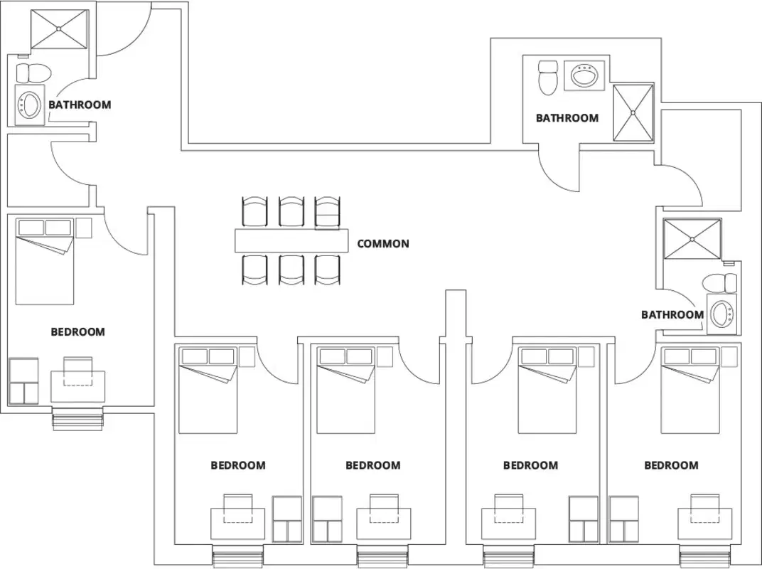 CampusOne, Toronto – Room in a 5 Bed 3 Bath | Standard