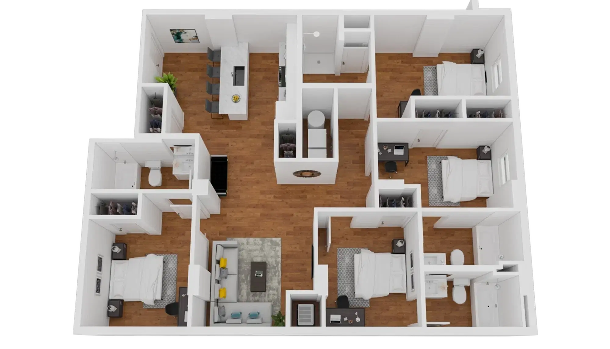 The Ross, Salisbury – Room in 4 Bedroom 4 Bathroom | D5