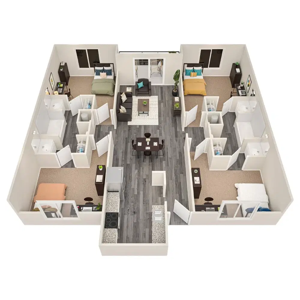 Enclave 425, Athens – 4 Bedroom 2 Bathroom