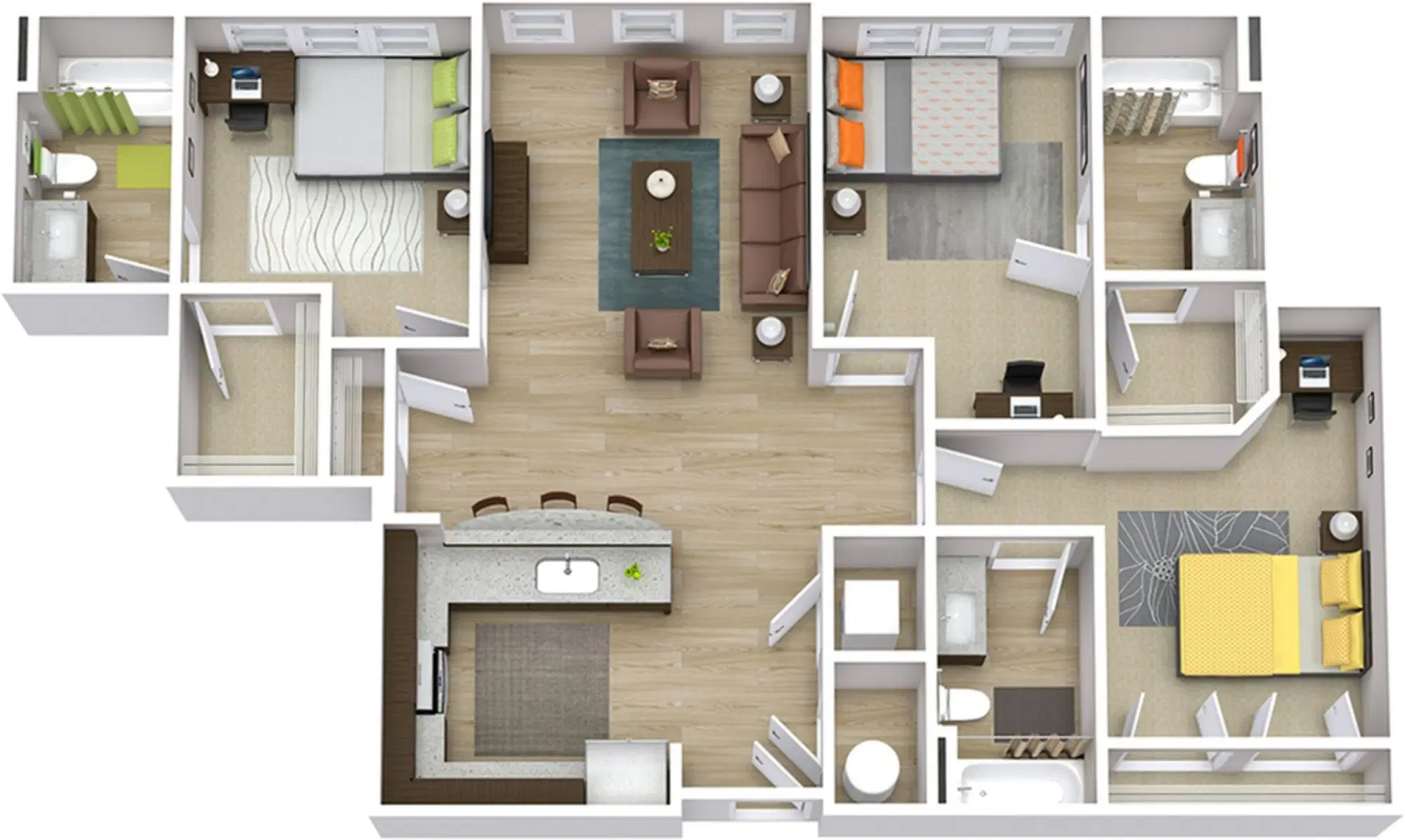 The Indy, Marietta – 3 Bedroom 3 Bathroom