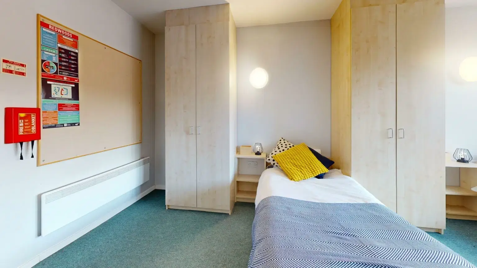 Broadgate Park, University of Nottingham, Nottingham – Twin Ensuite Studio