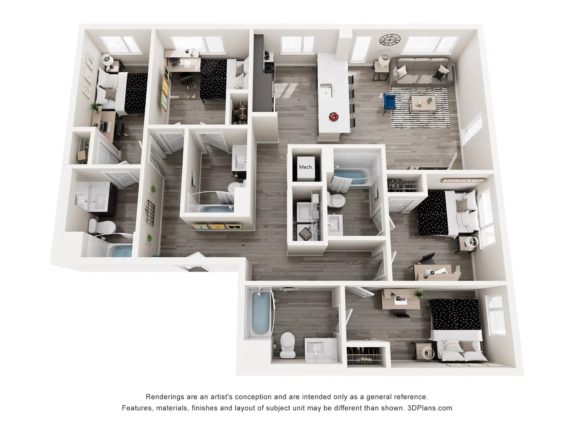 The Standard Los Angeles, Los Angeles – Room in 4 Bedroom 4 Bathroom | Dawson