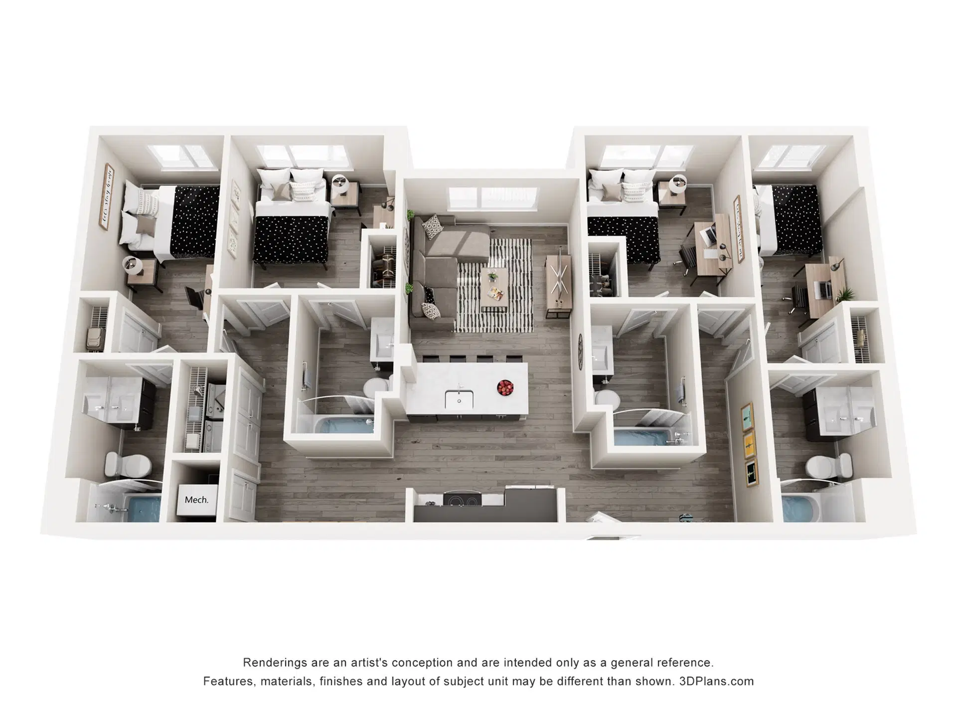 The Standard Los Angeles, Los Angeles – Room in 4 Bedroom 4 Bathroom | Derby