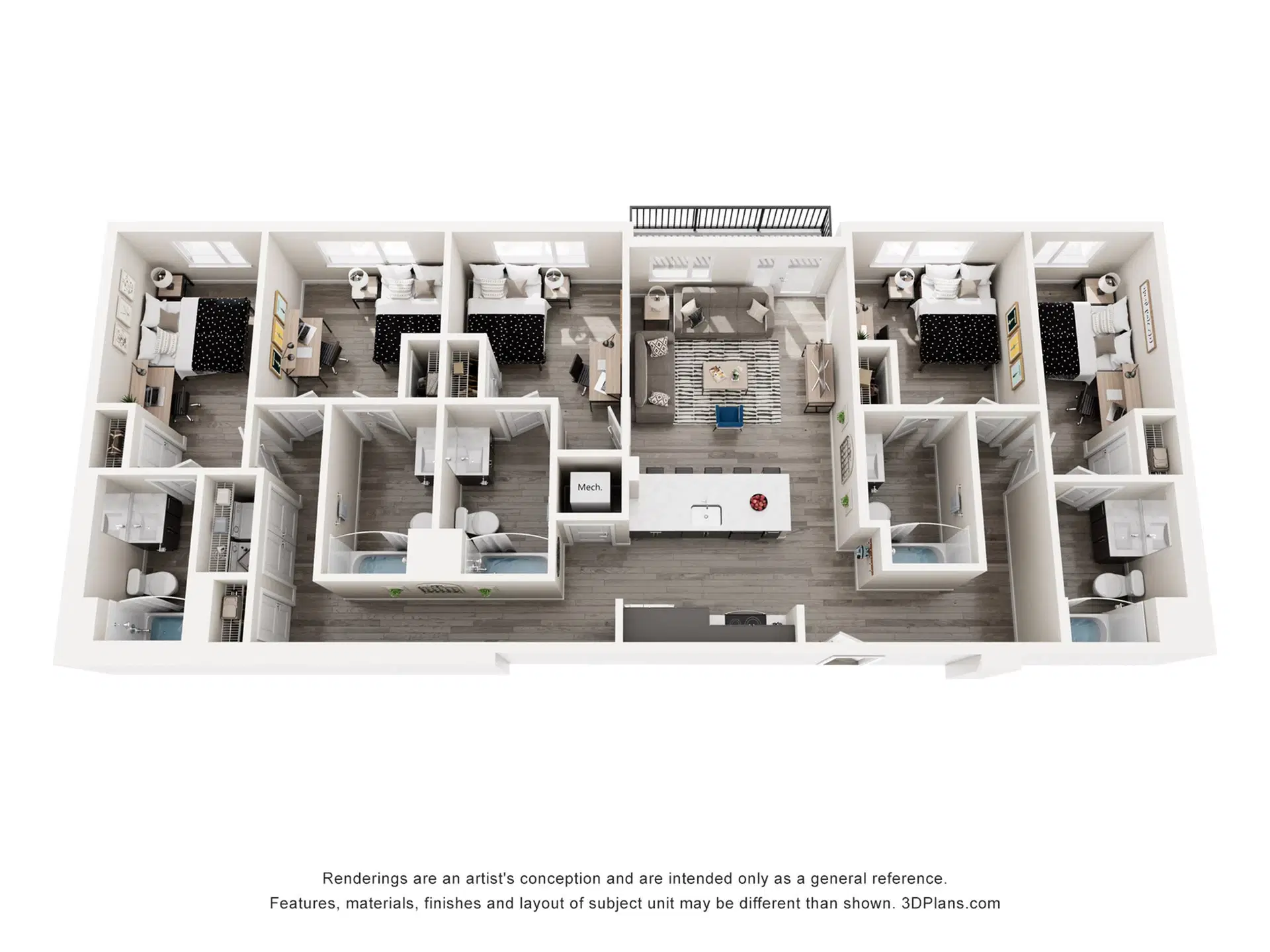 The Standard Los Angeles, Los Angeles – Room in 5 Bedroom 5 Bathroom | Easton B
