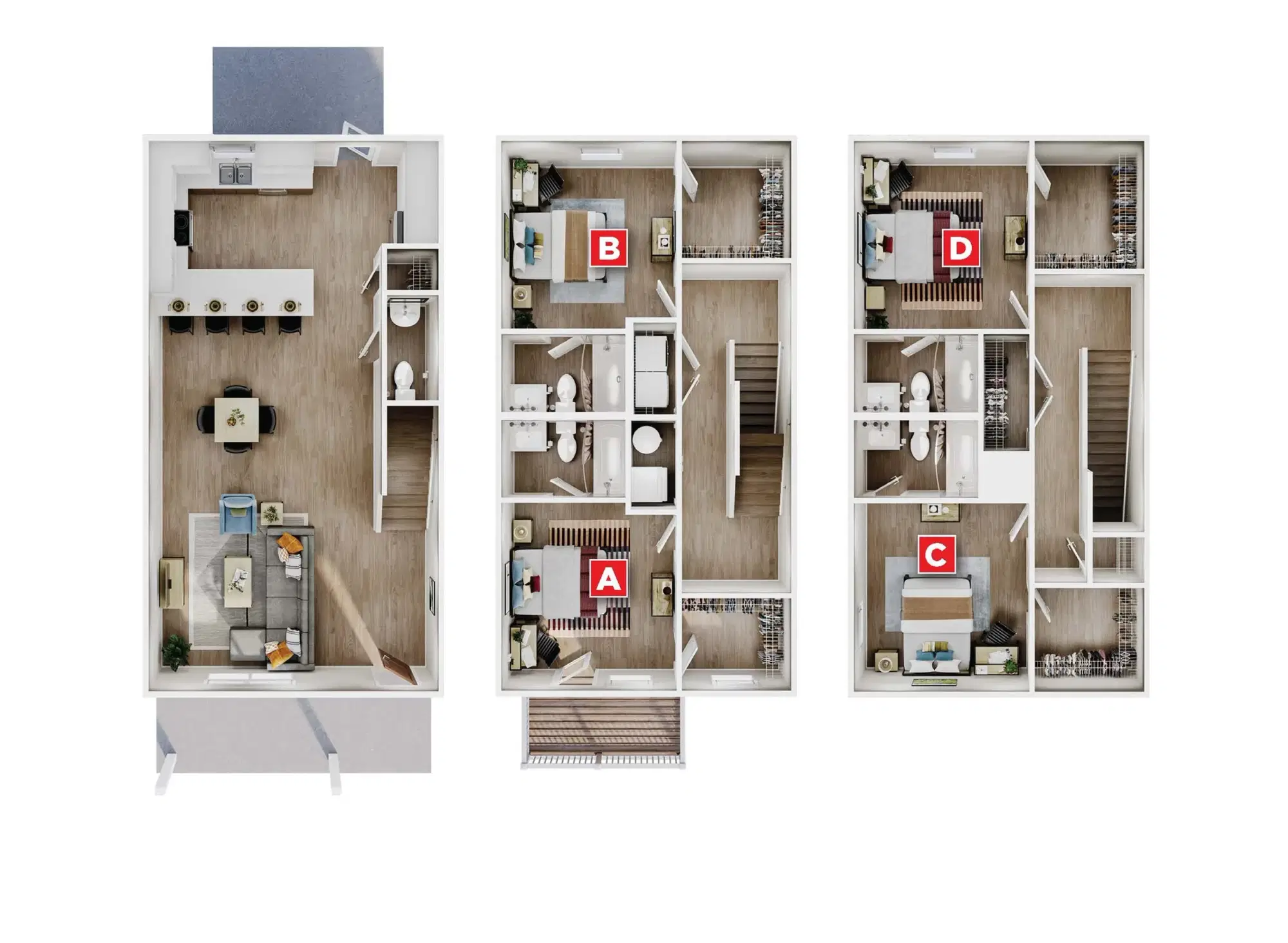 Narrative at Columbia, Columbia – Room in a 4 Bedroom 4.5 Bathroom - Lumpkin B
