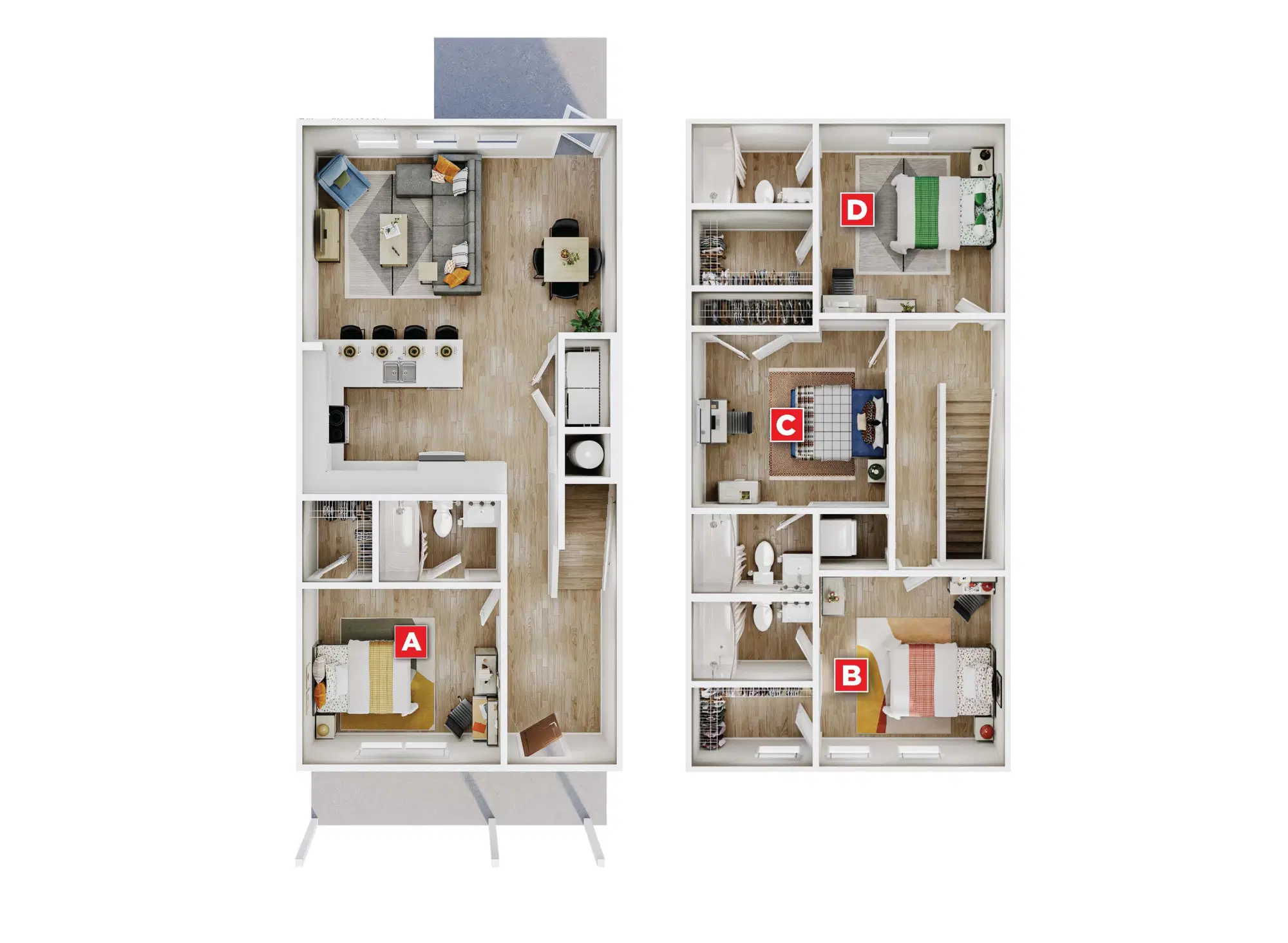 Narrative at Columbia, Columbia – Room in a 4 Bedroom 4 Bathroom - Lumpkin A