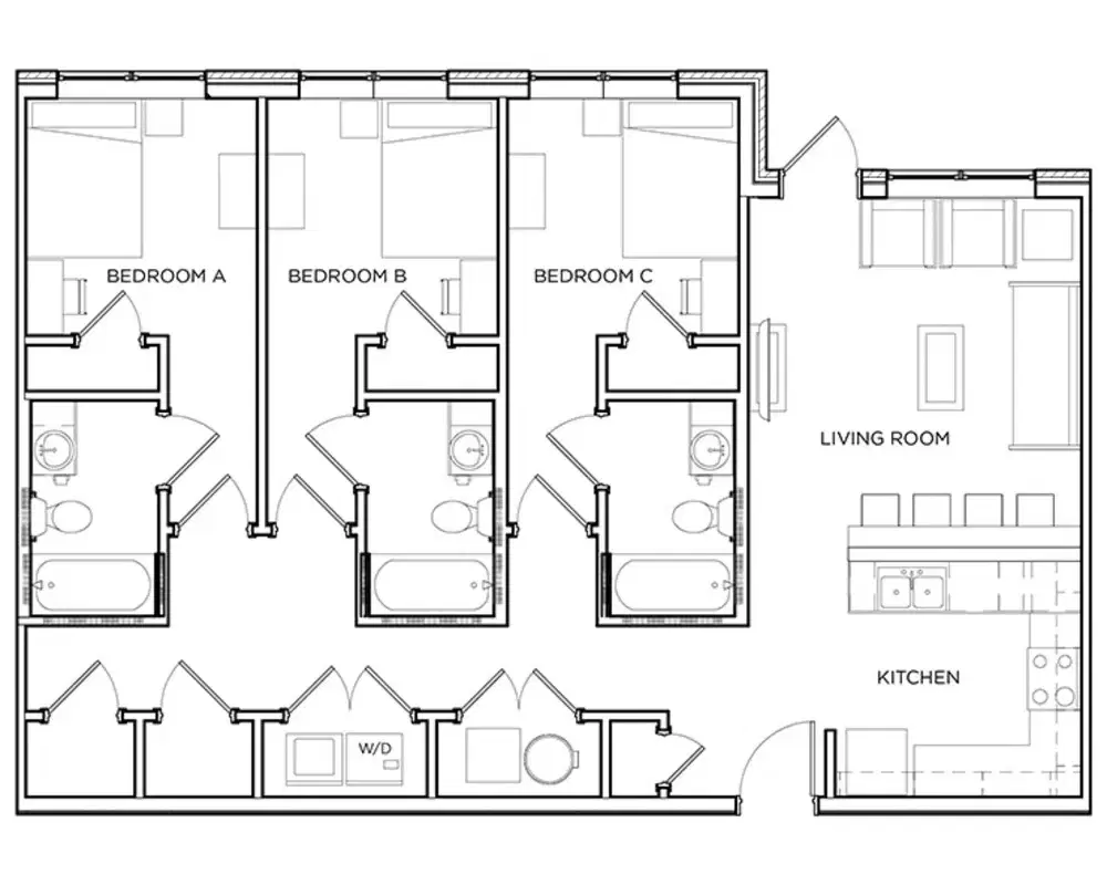 The Mark Athens, Athens – Room in a 3 Bed 3 Bath | Chelsea