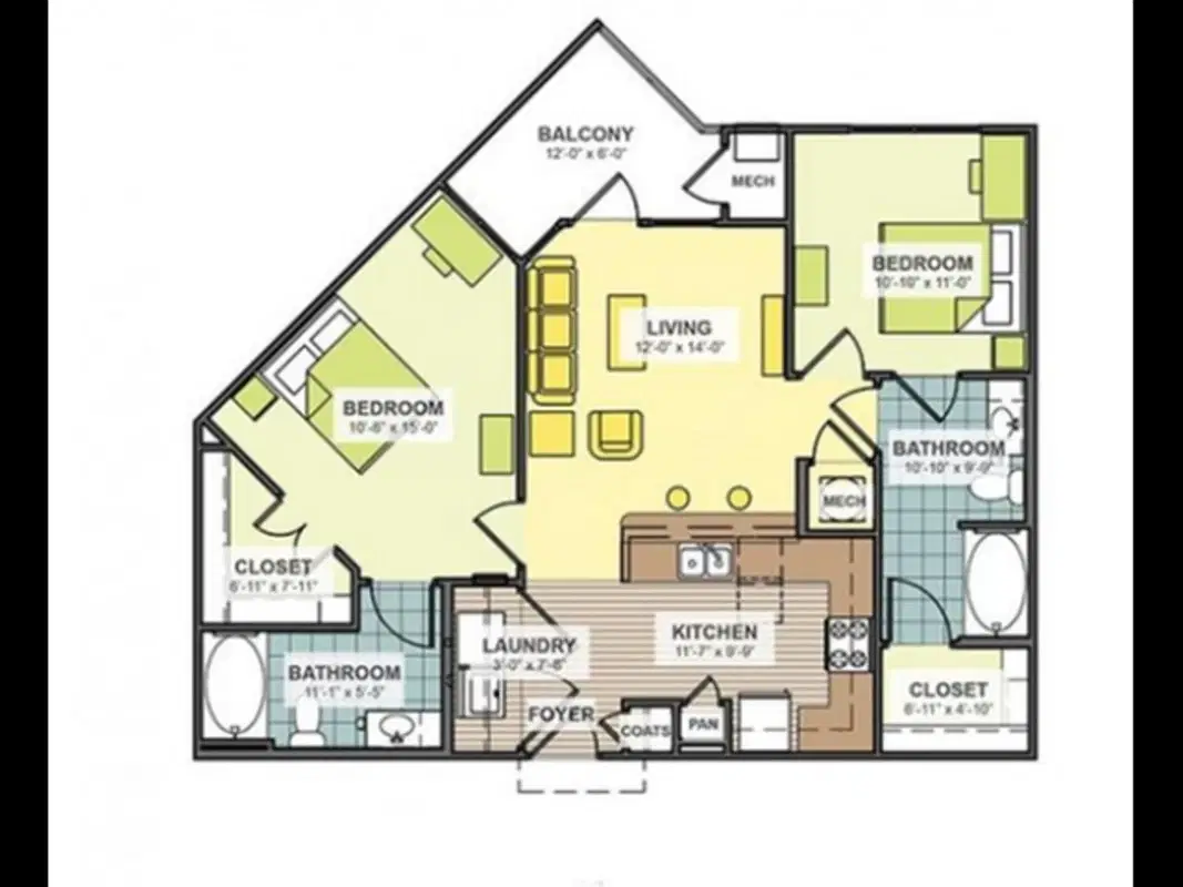 Saga Columbia, Columbia – Room in a 2 Bed 2 Bath | B2 - The Spur