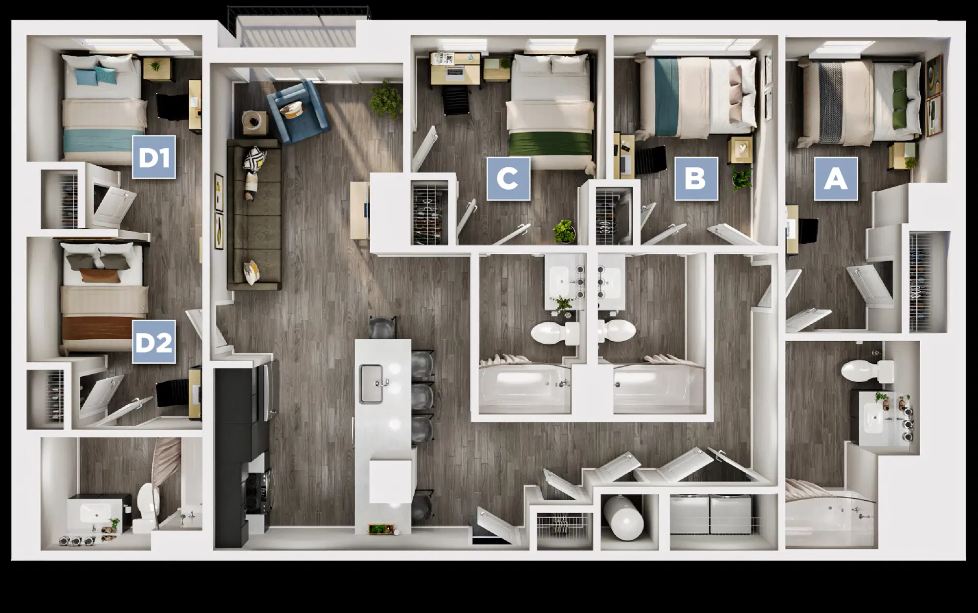 The Standard Syracuse, Syracuse – Room in 4 Bedroom 4 Bathroom | Hamlet 4