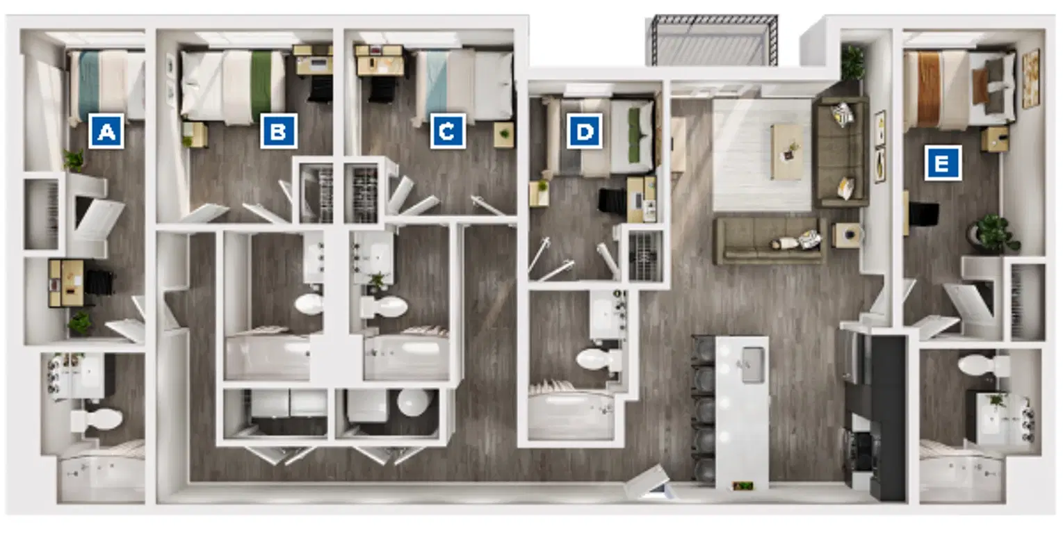 The Standard Syracuse, Syracuse – Room in 5 Bedroom 5 Bathroom | Enfield 1