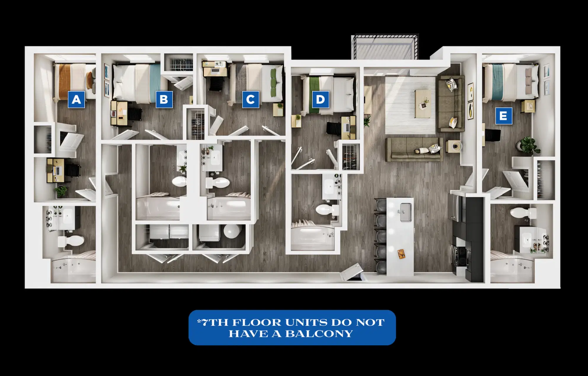 The Standard Syracuse, Syracuse – Room in 5 Bedroom 5 Bathroom | Enfield 2