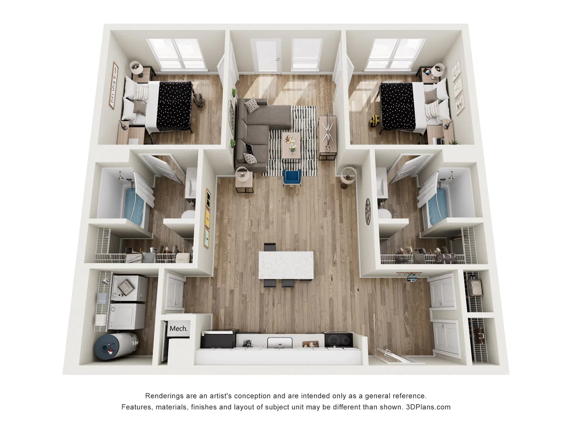 The Mark Fort Collins, Fort Collins – Room in 2 Bedroom 2 Bathroom | Bluff Terrace