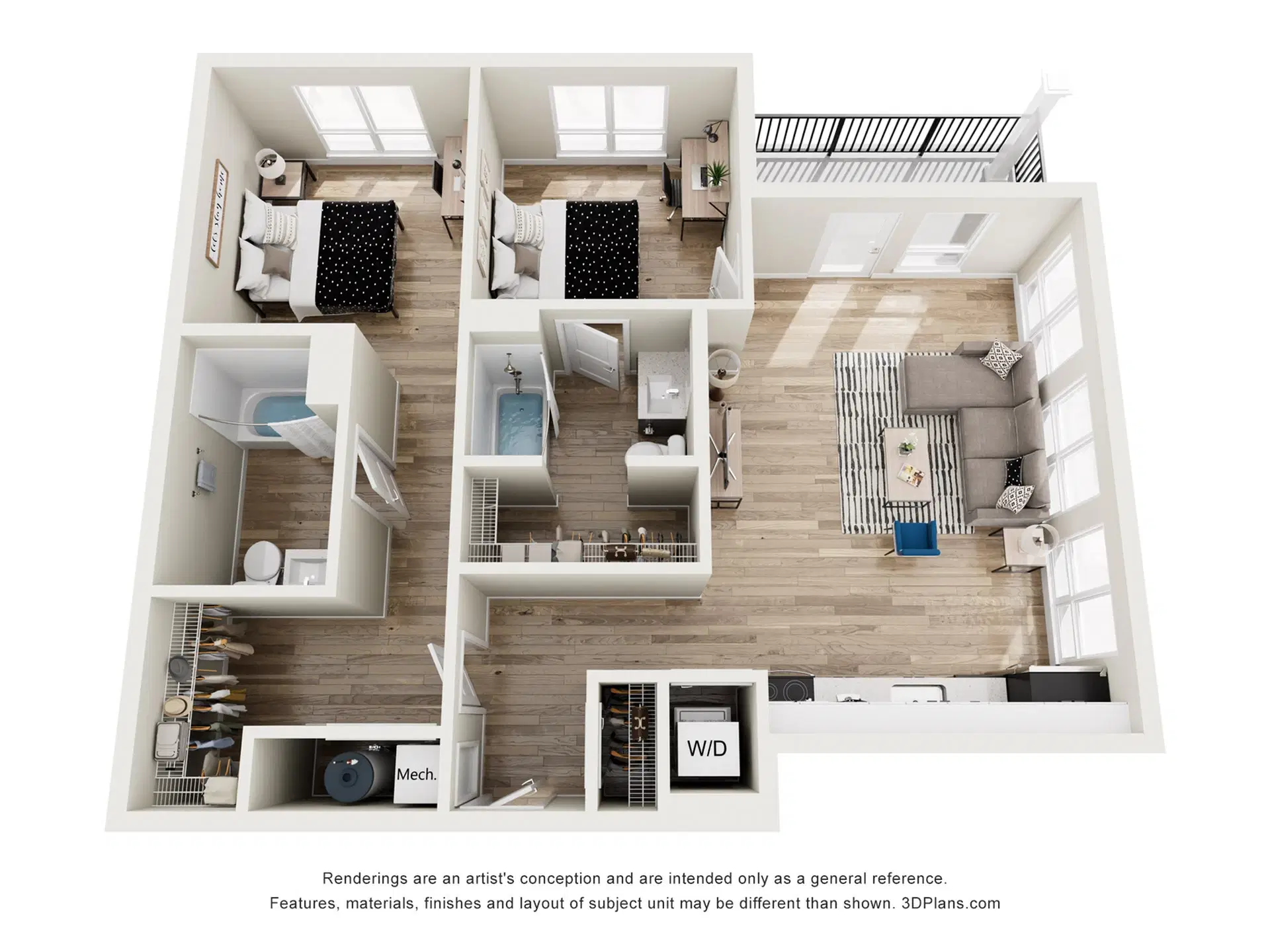 The Mark Fort Collins, Fort Collins – Room in 2 Bedroom 2 Bathroom | Brook Vista