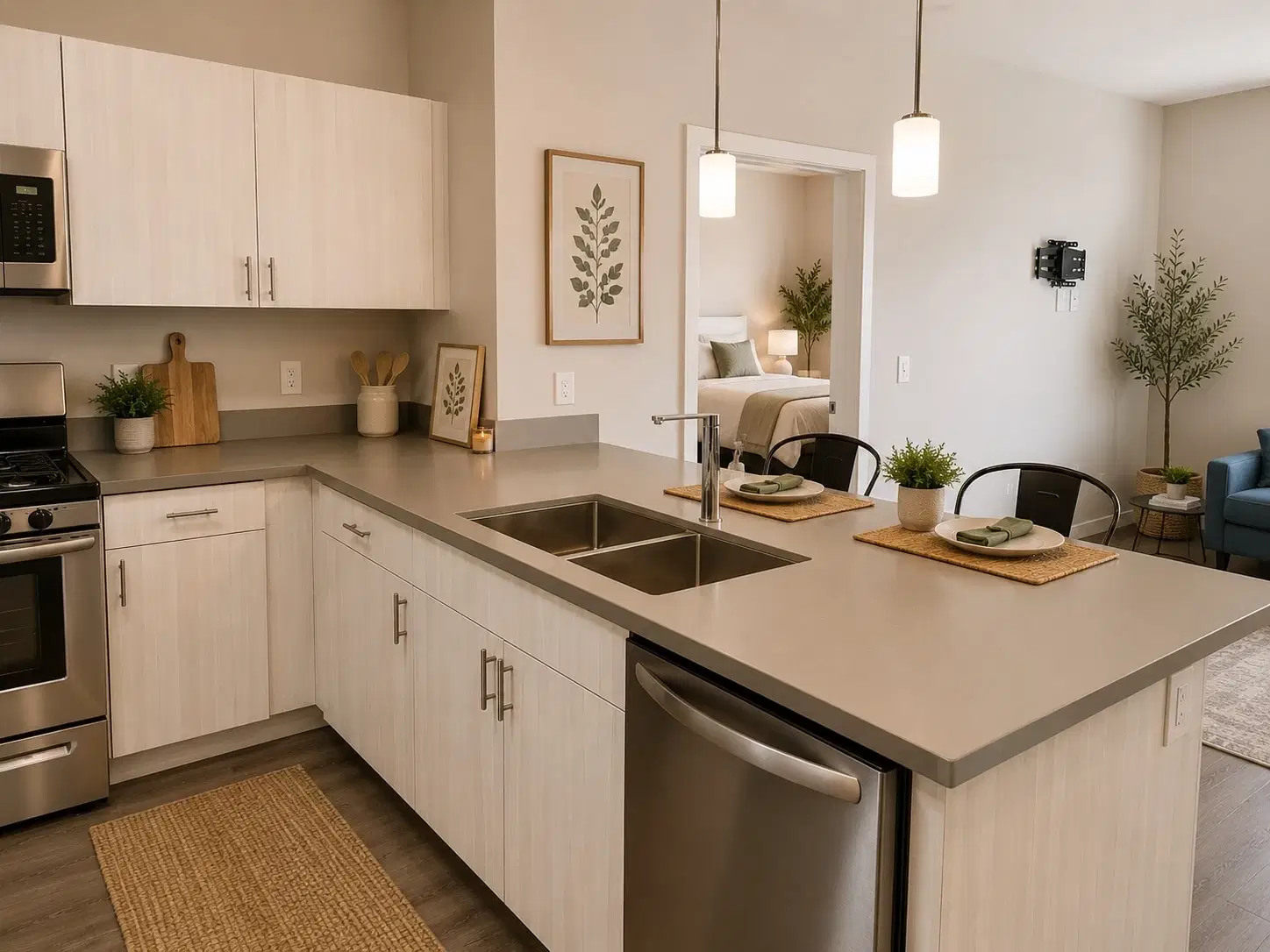 Lincoln Tower, Bloomington – Kitchen