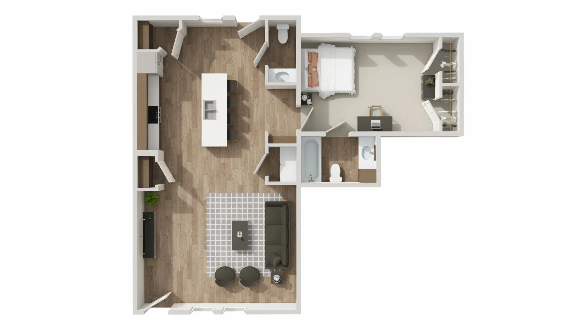Axis At San Marcos, San Marcos – 1 Bedroom 1.5 Bathroom