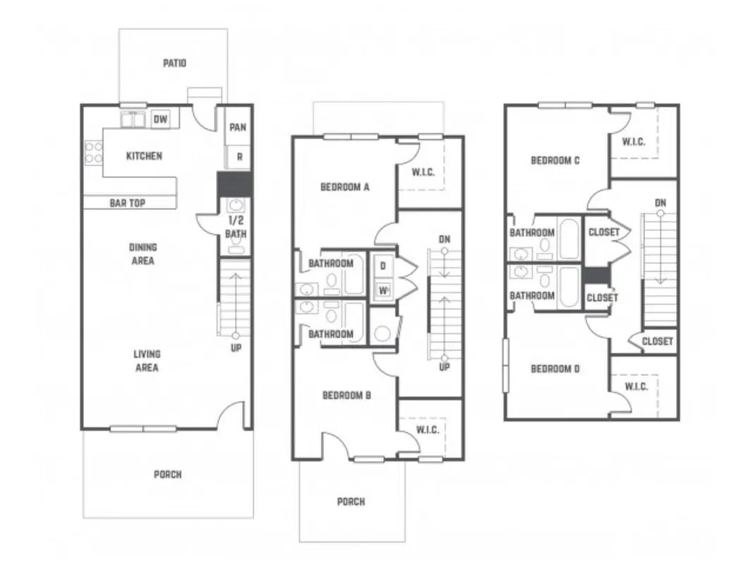 The Station, State College – Room in 4 Bedroom 4.5 Bathroom | Stafford Furnished
