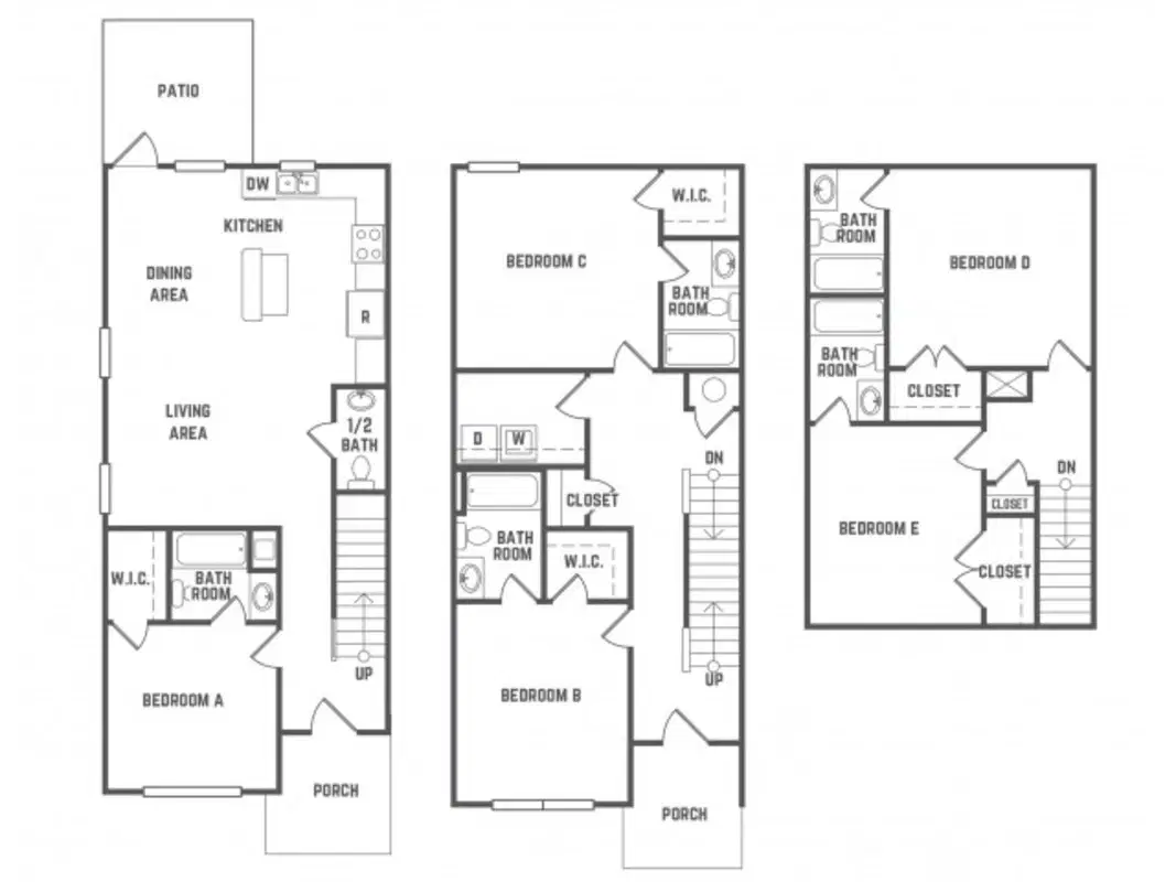 The Station, State College – Room in 5 Bedroom 5.5 Bathroom | Talmadge Furnished