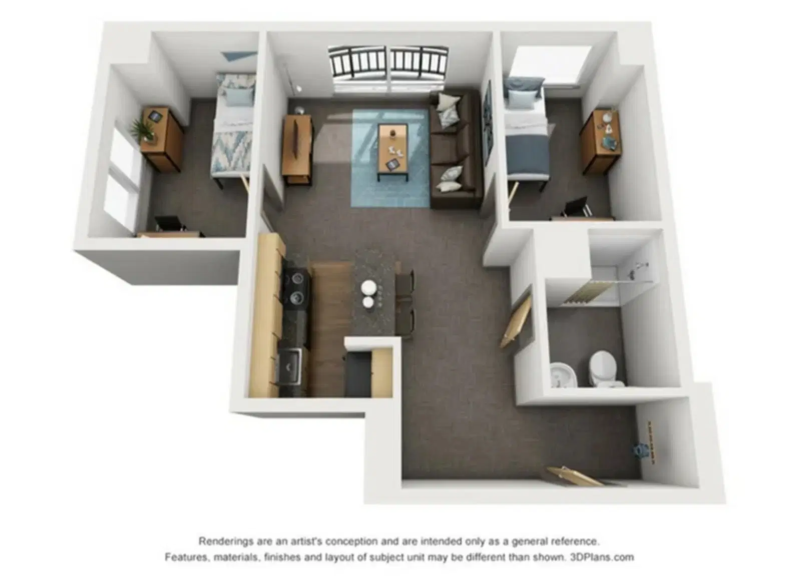 Saga Ann Arbor, Ann Arbor – Room in a 2 Bedroom 1 Bathroom | B1