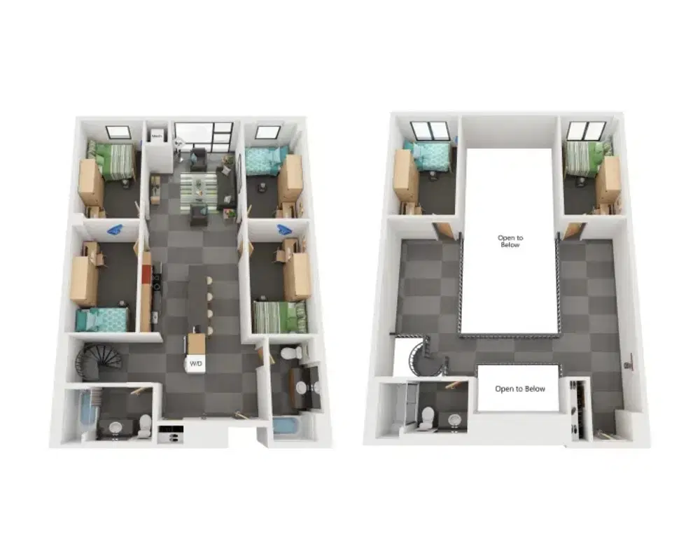 Z Place, Ann Arbor – Room in a 6 Bed 3 Bath | F1 - 6x3