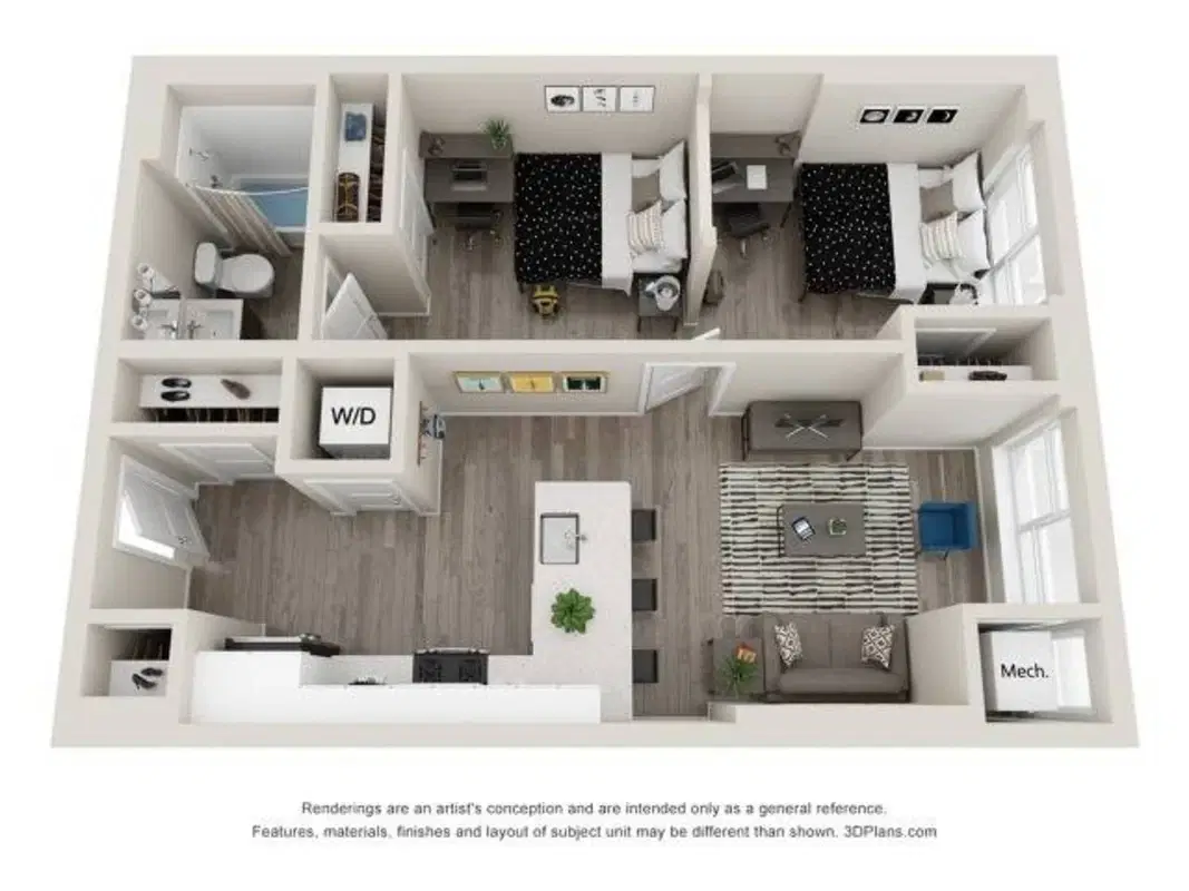 The Standard at Ann Arbor, Ann Arbor – Room in a 1 Bed 1 Bath | Maple (Shared)