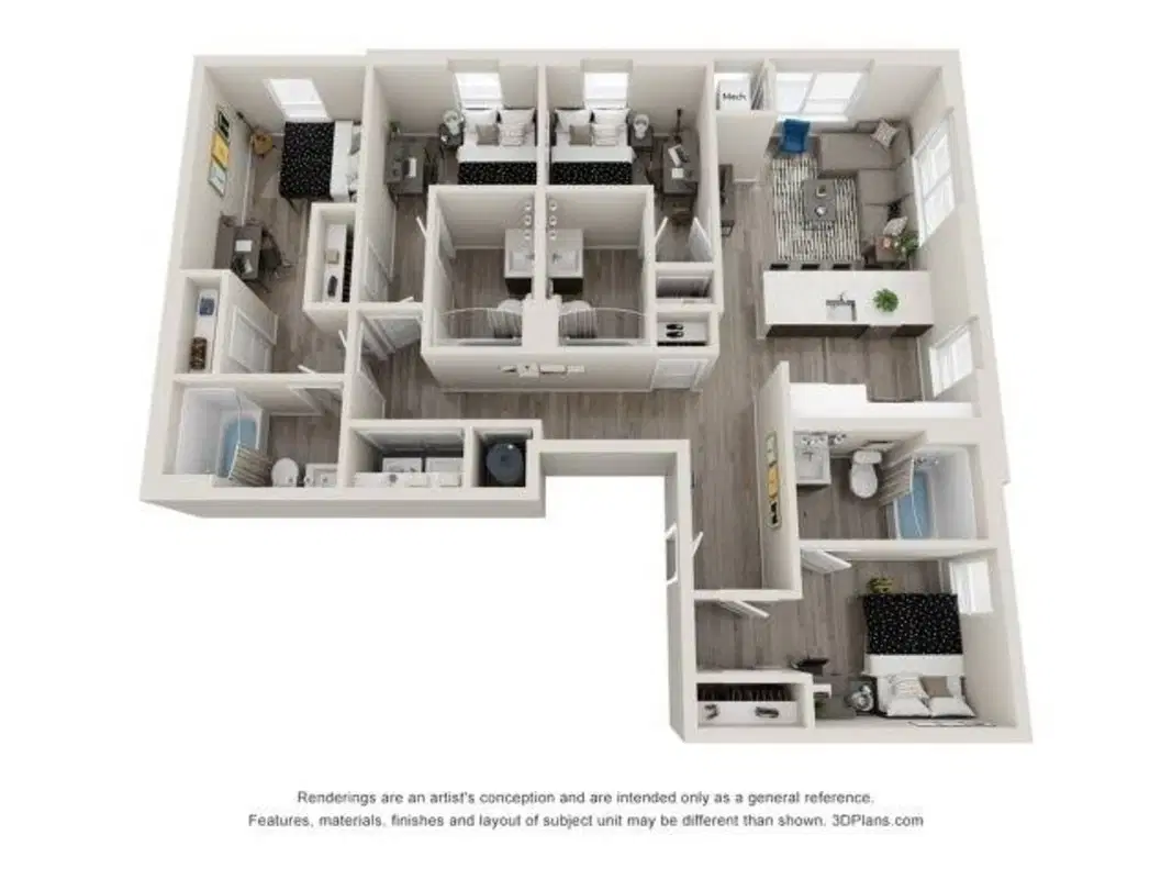 The Standard at Ann Arbor, Ann Arbor – Room in a 4 Bed 4 Bath | Daphne