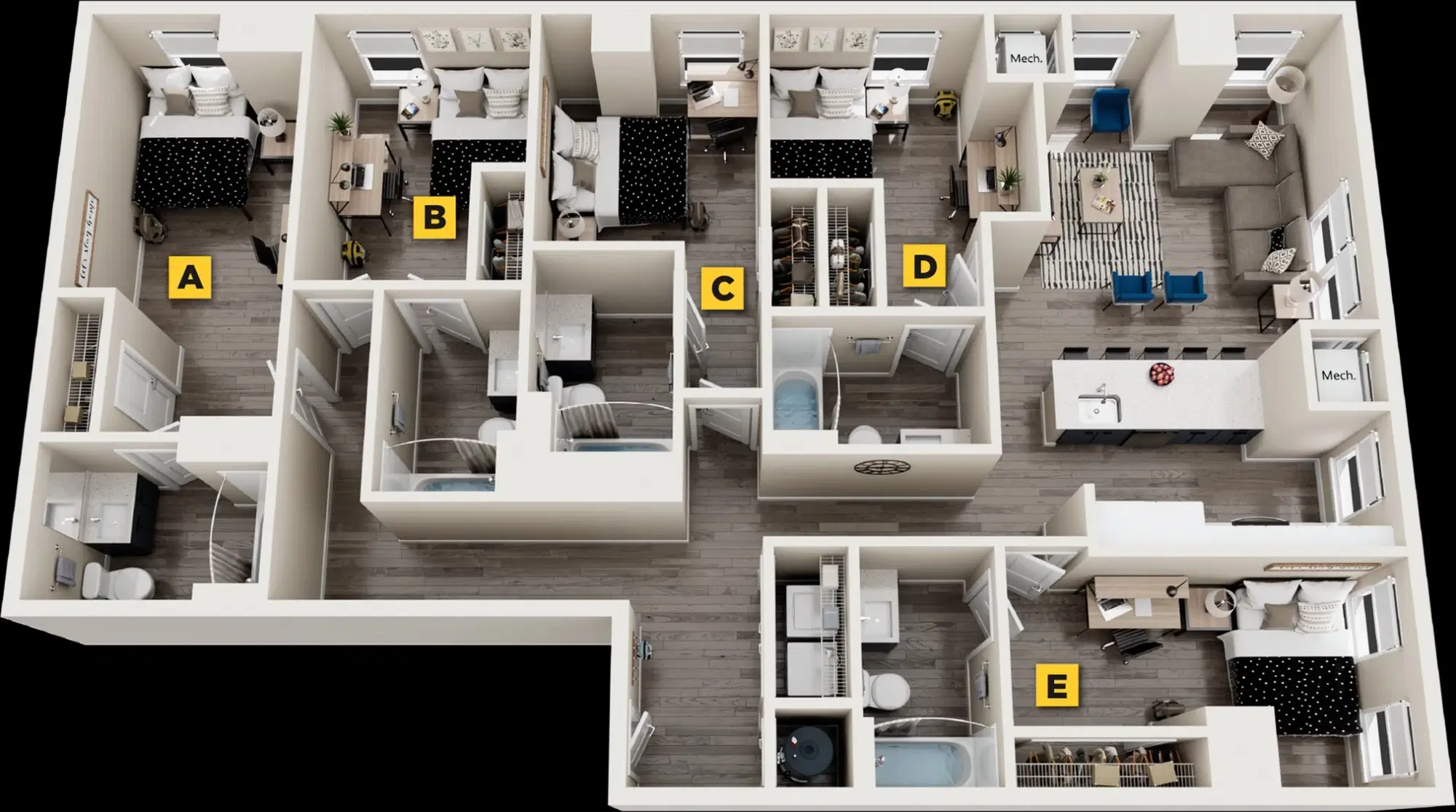 The Standard, Dinkytown, Minneapolis – 5 Bed 5 Bath | Fir