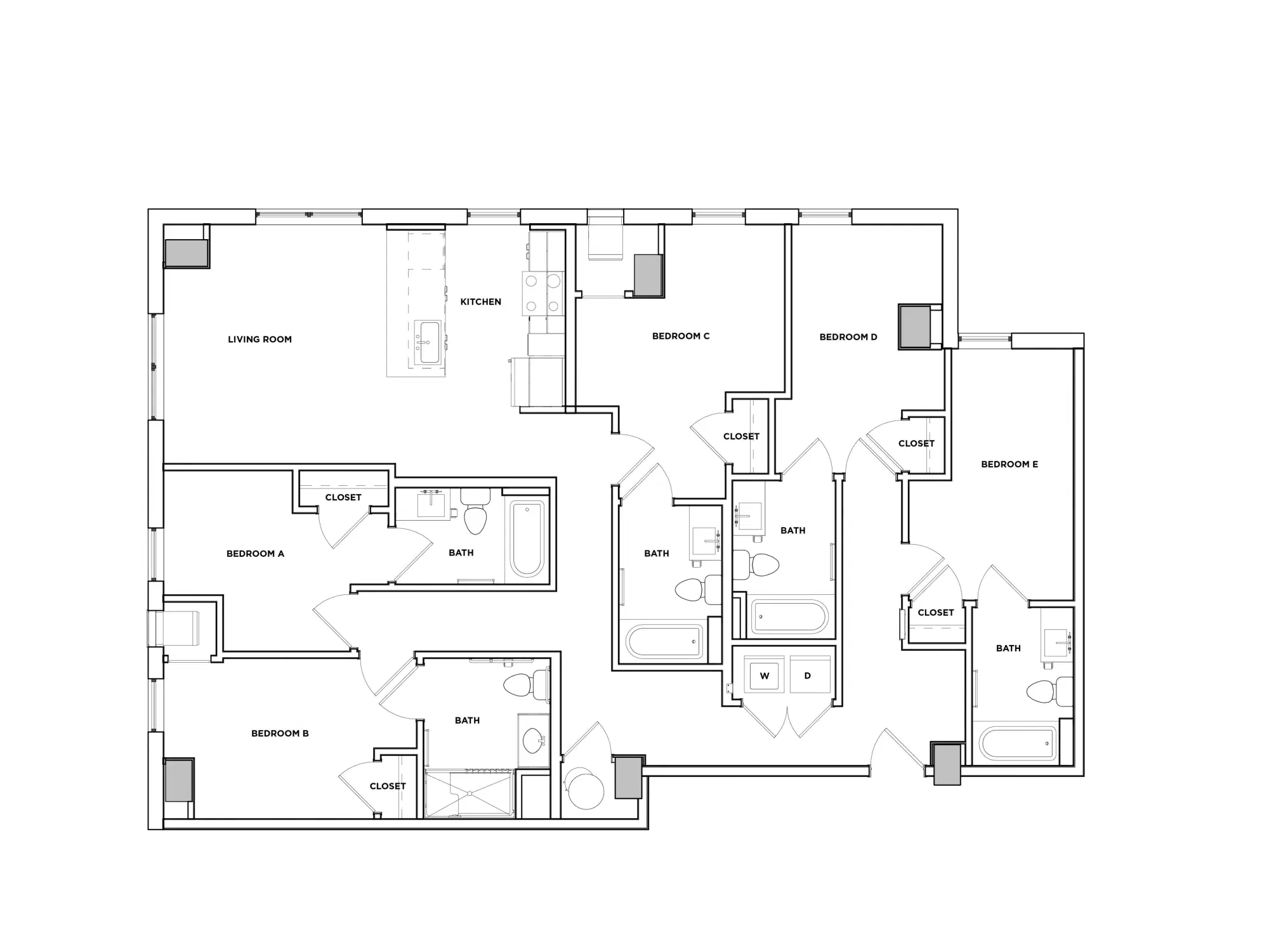 The Standard, Dinkytown, Minneapolis – 5 Bed 5 Bath | Evergreen