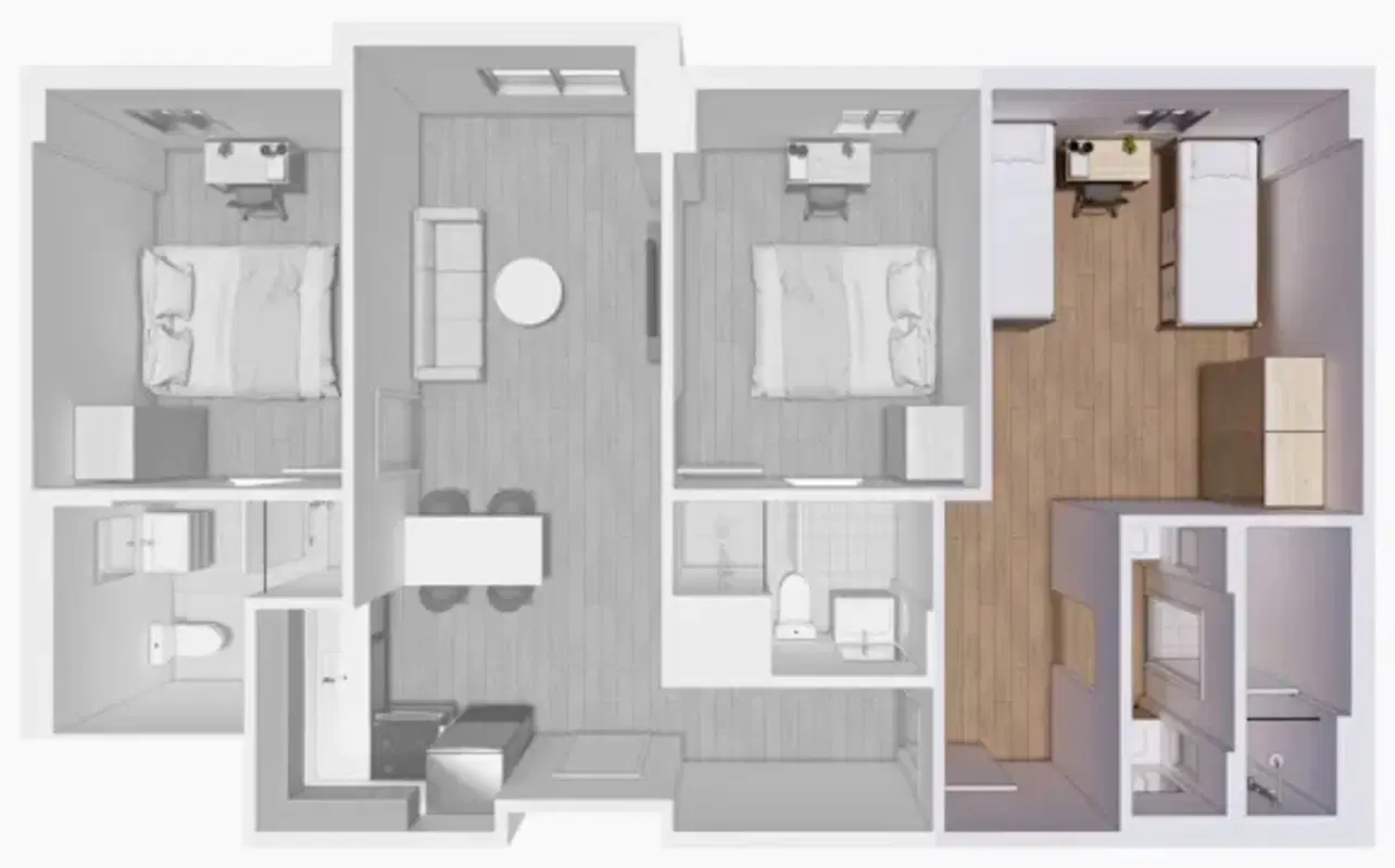 University Centre, Newark – Room in 3 Bedroom 3 Bathroom | Double